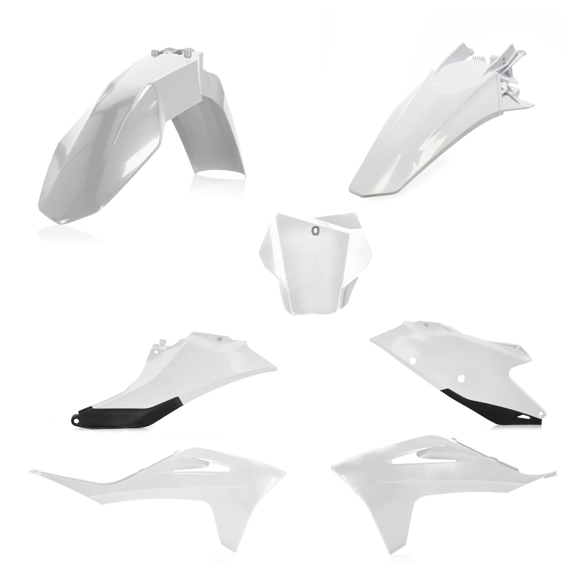 Kit Plastique Cycra 5 Elements GAS GAS MC 21 BLANC