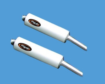 Silencieux Superline ST3 Small Oval Alu Homologués - Vendus par Paire