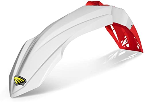 Garde Boue Avant YAMAHA - Blanc / Rouge