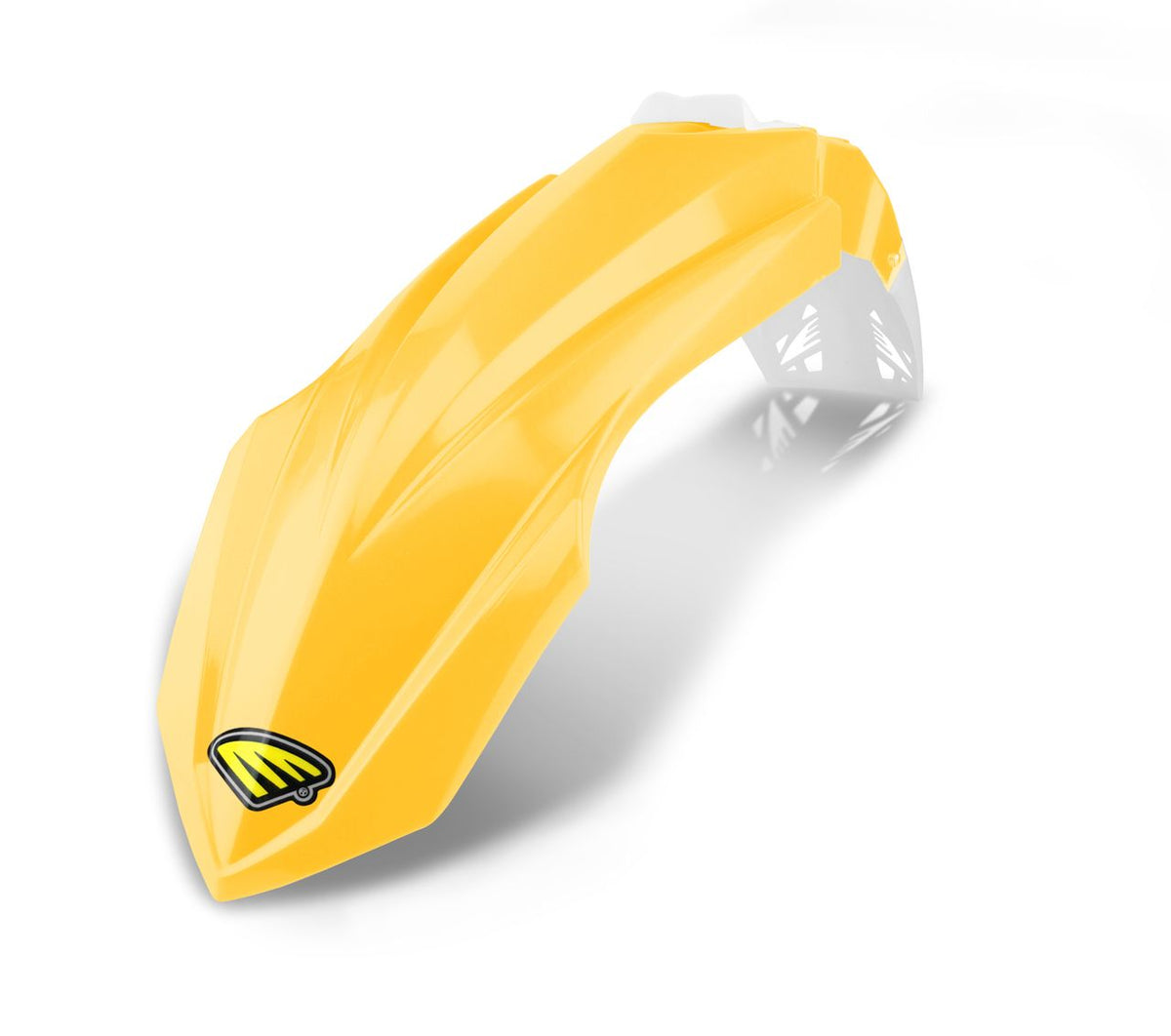 Garde Boue Avant YAMAHA - Jaune / Blanc 