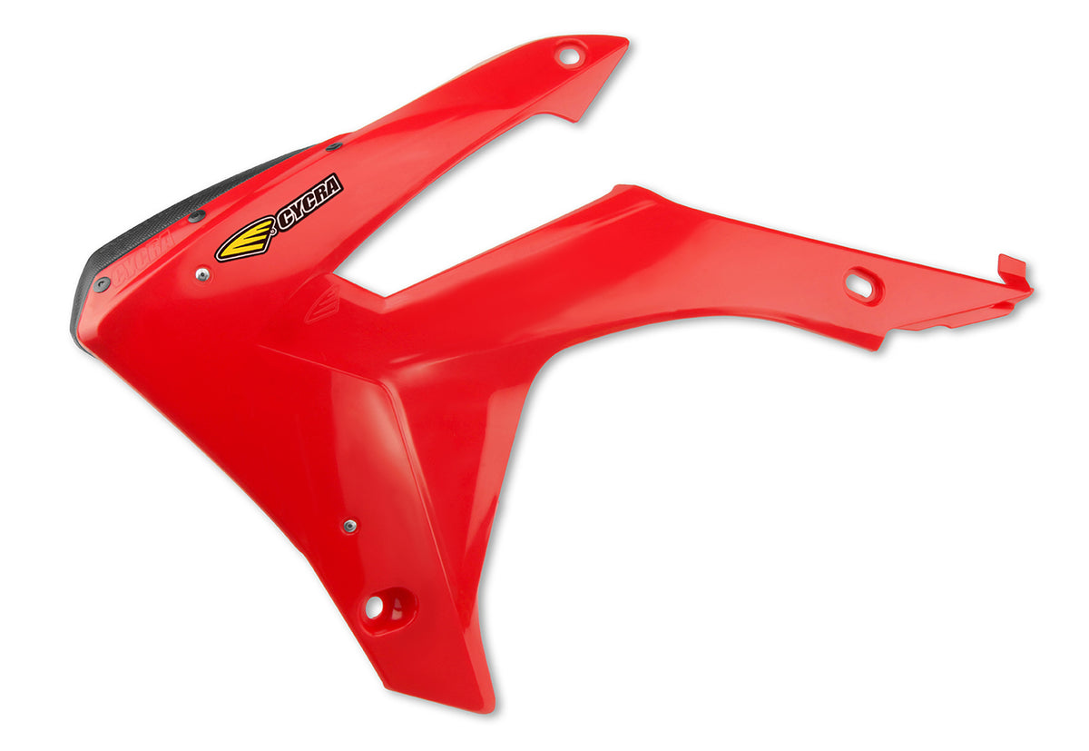 Ecope de radiateur Cycra Powerflow HONDA - Rouge