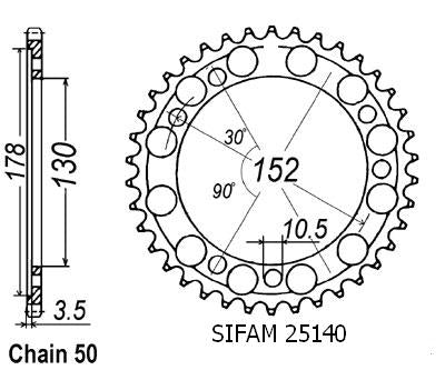 Couronne 900 Ie Elefant 1993-1997 - 530 - 46 Dents - Similaire JTR729