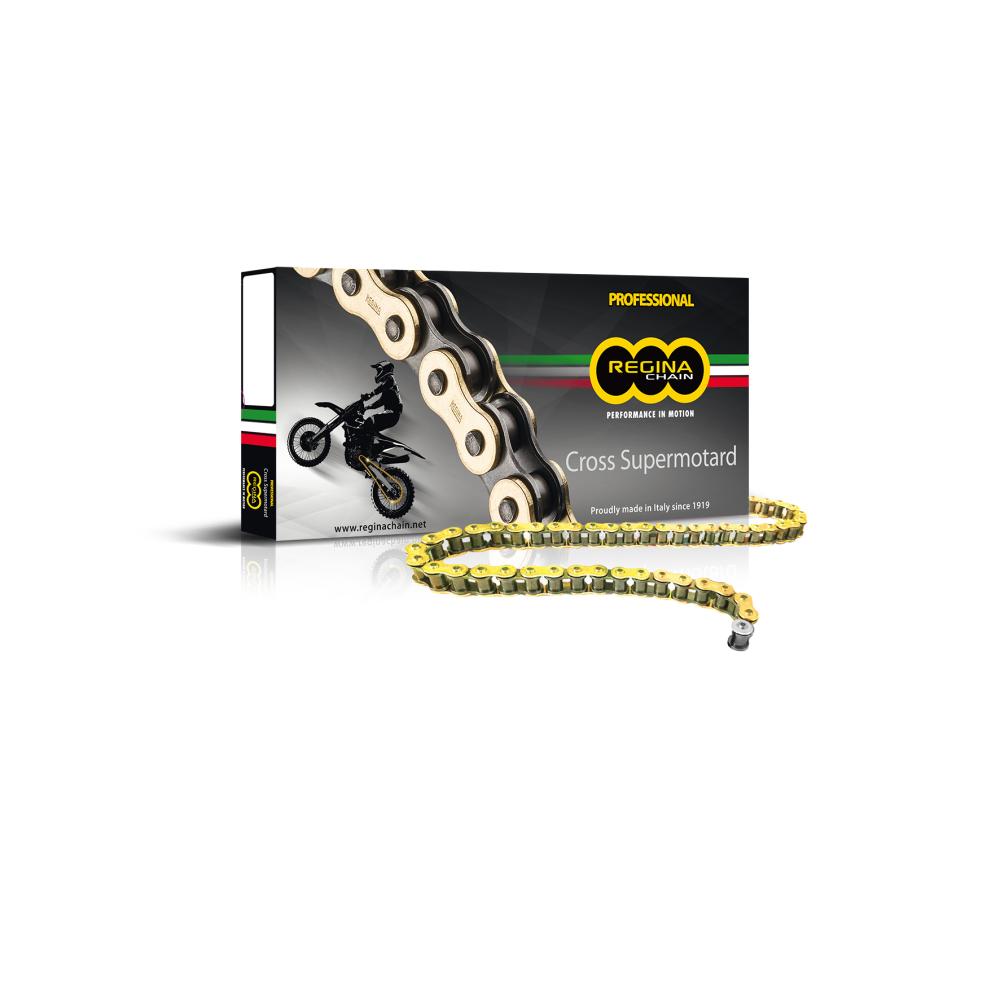 Chaine 420-RH2 - 124 Maillons Sans Joints Toriques - CROSS SUPERMOTARD