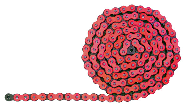 Chaine 420 - 136 maillons - Hyper Renforcée Sans Joints Toriques - Rouge