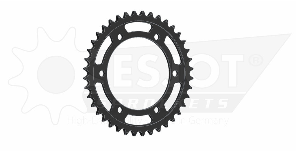 Couronne Acier Moto Morini - 525 - 40 Dents - Made in Germany