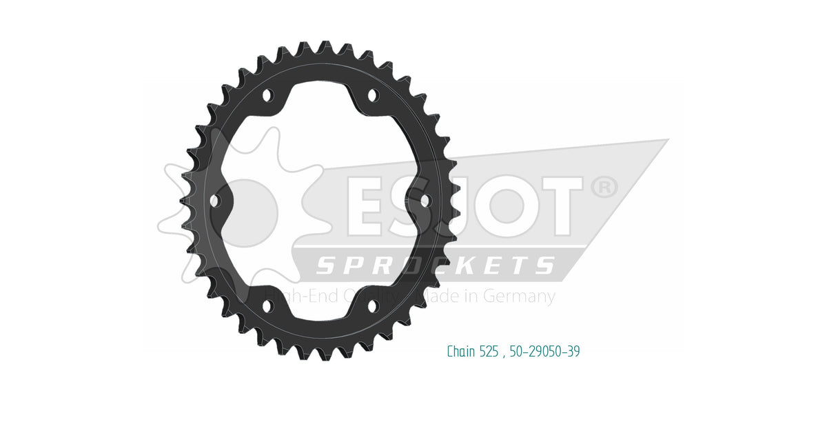 Couronne Acier - 525 - 39 Dents - Made in Germany