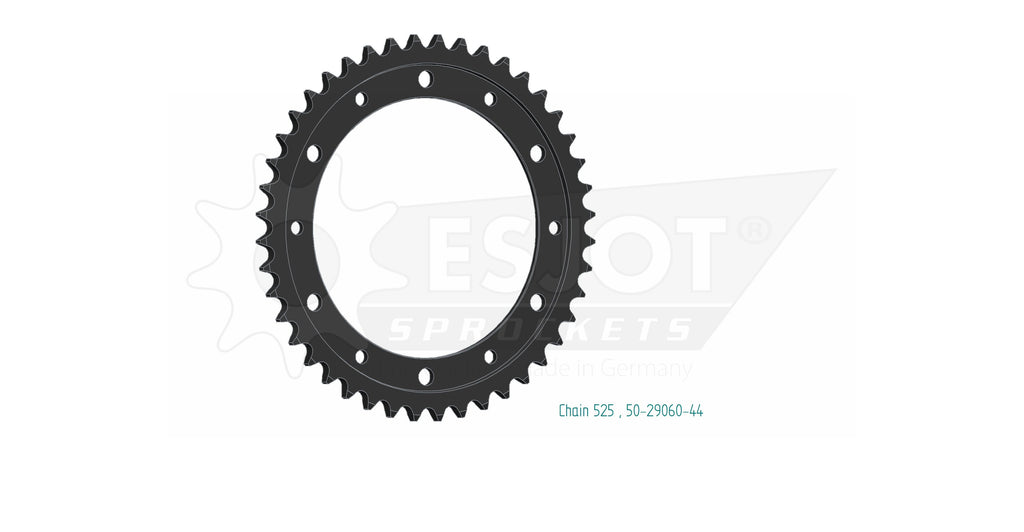 Couronne ESJOT - pas en 525 - 44 dents