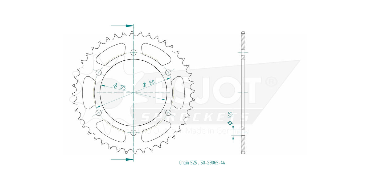 Couronne, Benelli, 2018/2019 - 525 - 44 dents