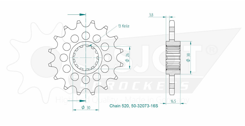 Pignon Esjot Lightweight