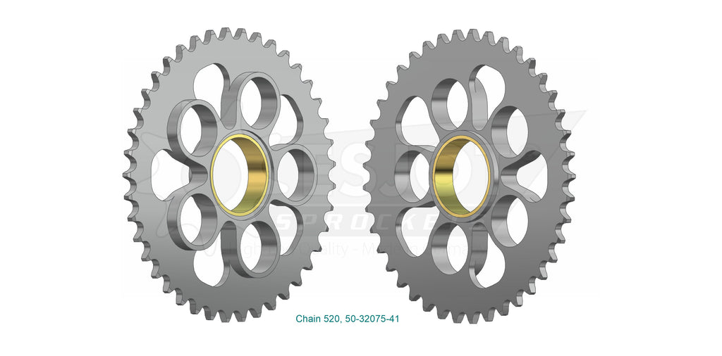 Couronne Acier - 520 - 41 Dents - Made in Germany