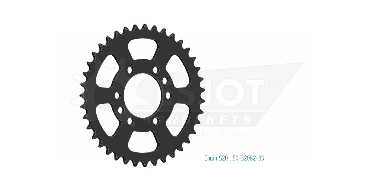 Couronne Acier TT - 520 - 39 Dents - Made in Germany