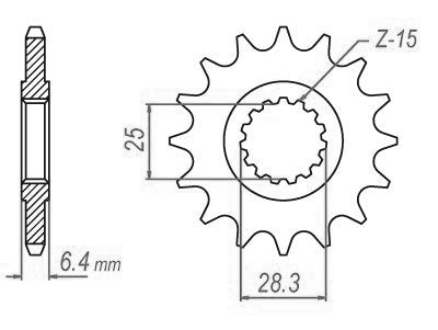 Pignon TT Yamaha - 520 - 14 Dents - Similaire JTF1592 - Made in Germany