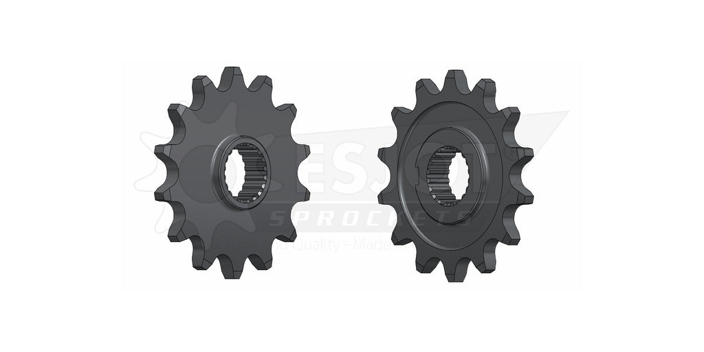 Pignon TT Sherco 20 Cannelures - 520 - 14 Dents - Made in Germany