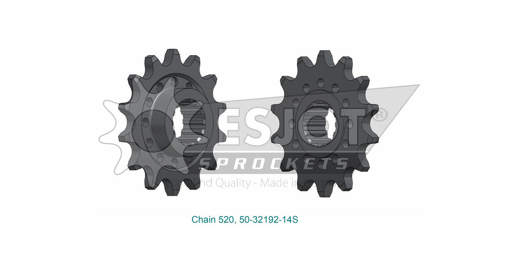 Esjot - Pignon - 520 - 14 dents  - Made in Germany