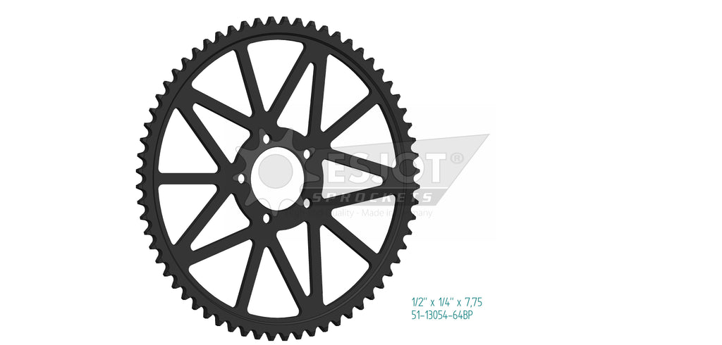 Couronne Acier - 64 Dents - Made in Germany
