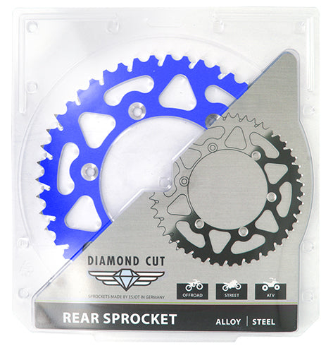 Couronne Alu TT Honda-Yamaha Bleue - 520 - 47 Dents - Similaire JTA245 - Made in Germany