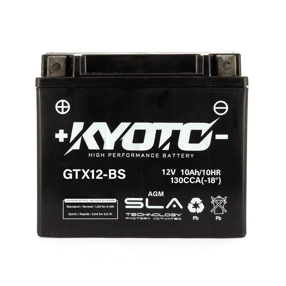 Batterie GTX12-BS SLA-AGM - Sans Entretien - Prête à l'Emploi