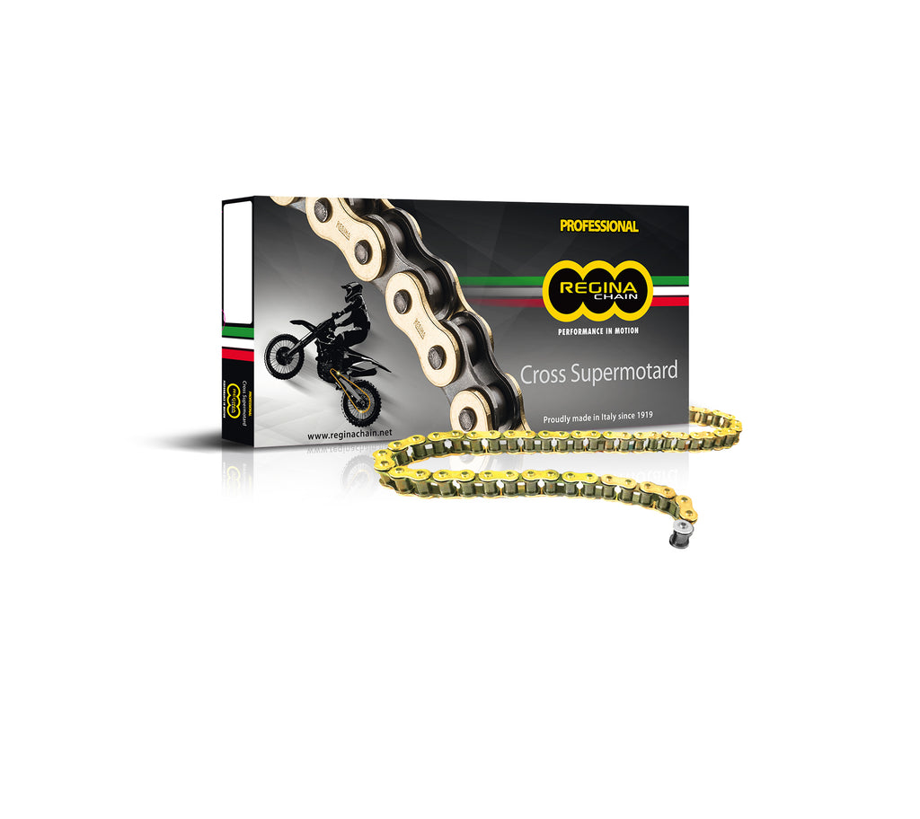 Chaine 520-RH2 - 118 Maillons Sans Joints Toriques - CROSS SUPERMOTARD