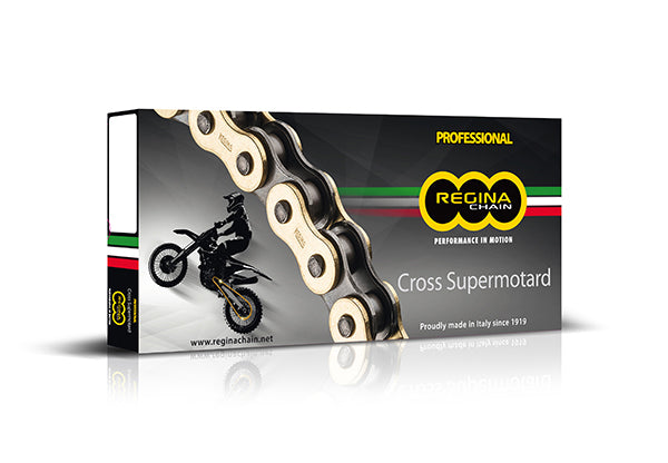 Chaine 520-RX3 - 120 Maillons Sans Joints Toriques - CROSS SUPERMOTARD