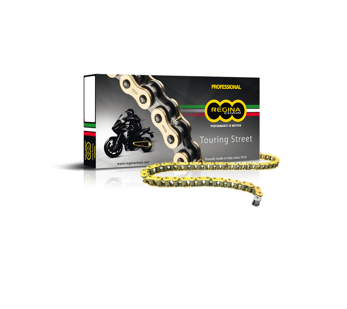 Chaine 530-RT - 114 Maillons Sans Joints Toriques - TOURING STREET