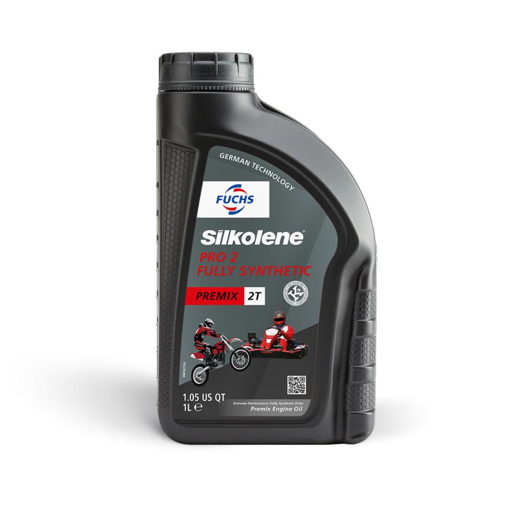 PRO 2 - Huile moteur 2T 100% synthèse  1L
