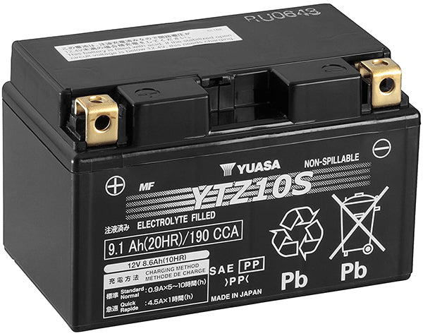Batterie YTZ10-S SLA-AGM - Sans Entretien - Prête à l'Emploi