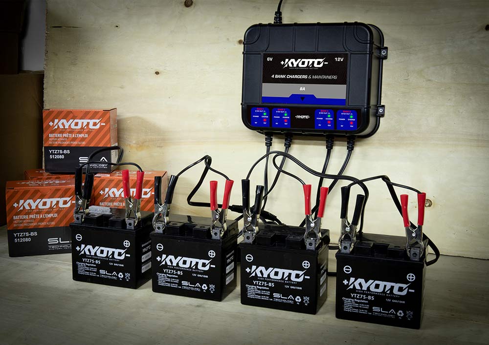 Chargeur Multi-Batteries Moto et Scooter - Pour batterie Acide