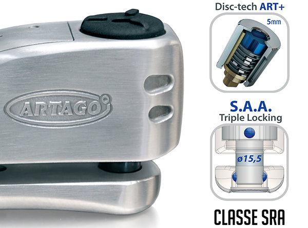 Antivol SRA - Bloque Disque Ø15.5mm - Homologués 