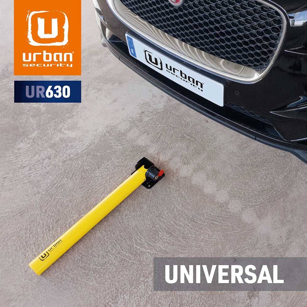 Antivol Voiture- Barrière Rabattable -Poteau Parking avec Serrure Universelle
