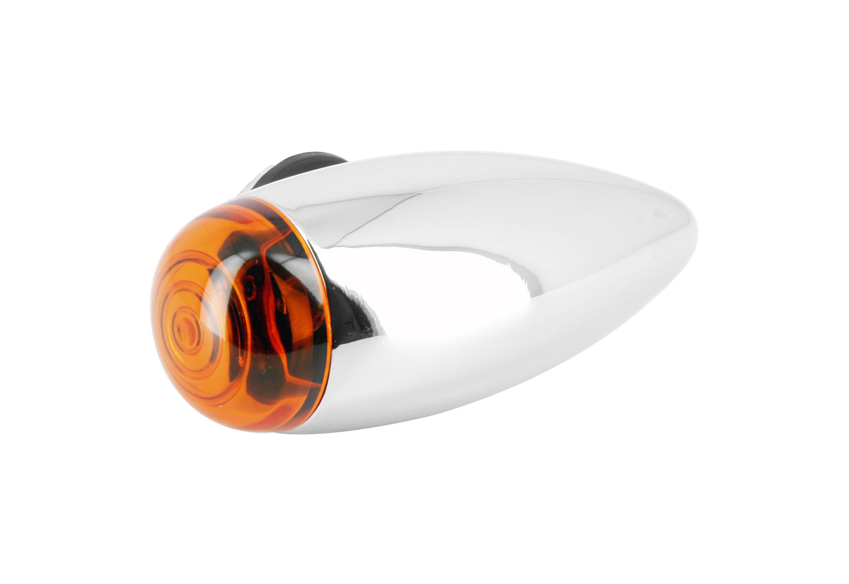 Mini clignotants Bullet - Chromé
