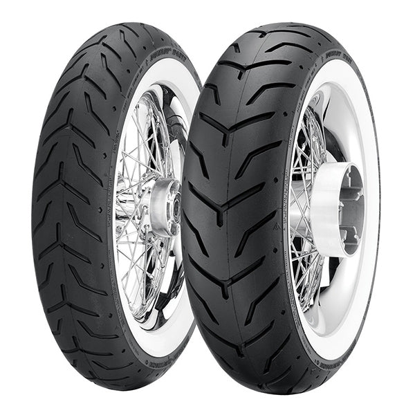 Pneu Route 150/80 B 16 71H TT  D404 WWW FLANC BLANC LARGE