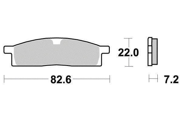 Plaquette de frein Métal Fritté Sinter Grip Off Road - R90