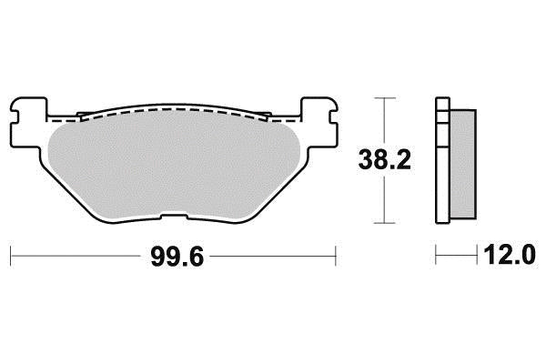 Plaquette de frein Métal Fritté Sinter Grip Maxi Scooter - R90