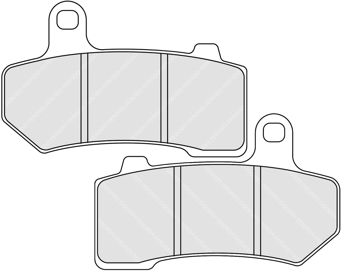 Plaquette de frein Métal Fritté Sinter Grip Road - R90