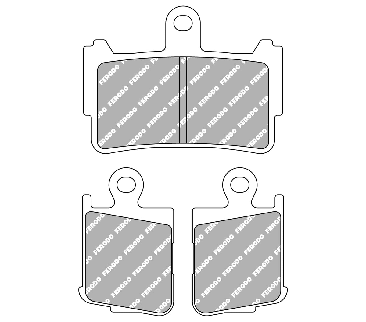 Plaquette de frein Métal Fritté Sinter Grip Road - R90