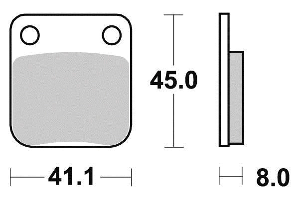 Plaquette de frein Métal Fritté Sinter Grip Off Road - R90