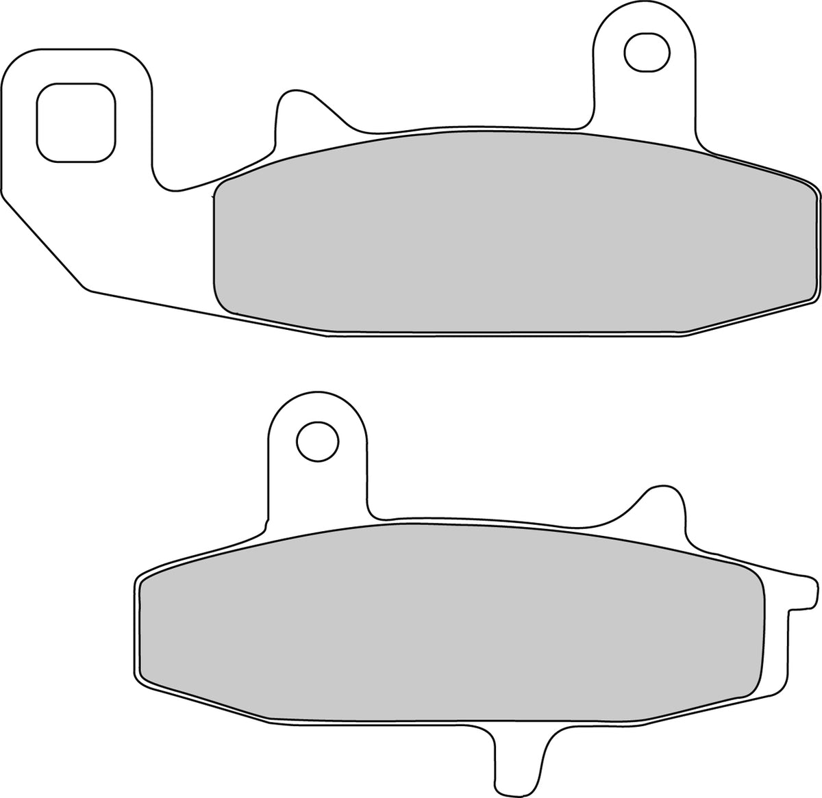 Plaquette de frein Semi-Métal Platinum Route/Off Road - R90