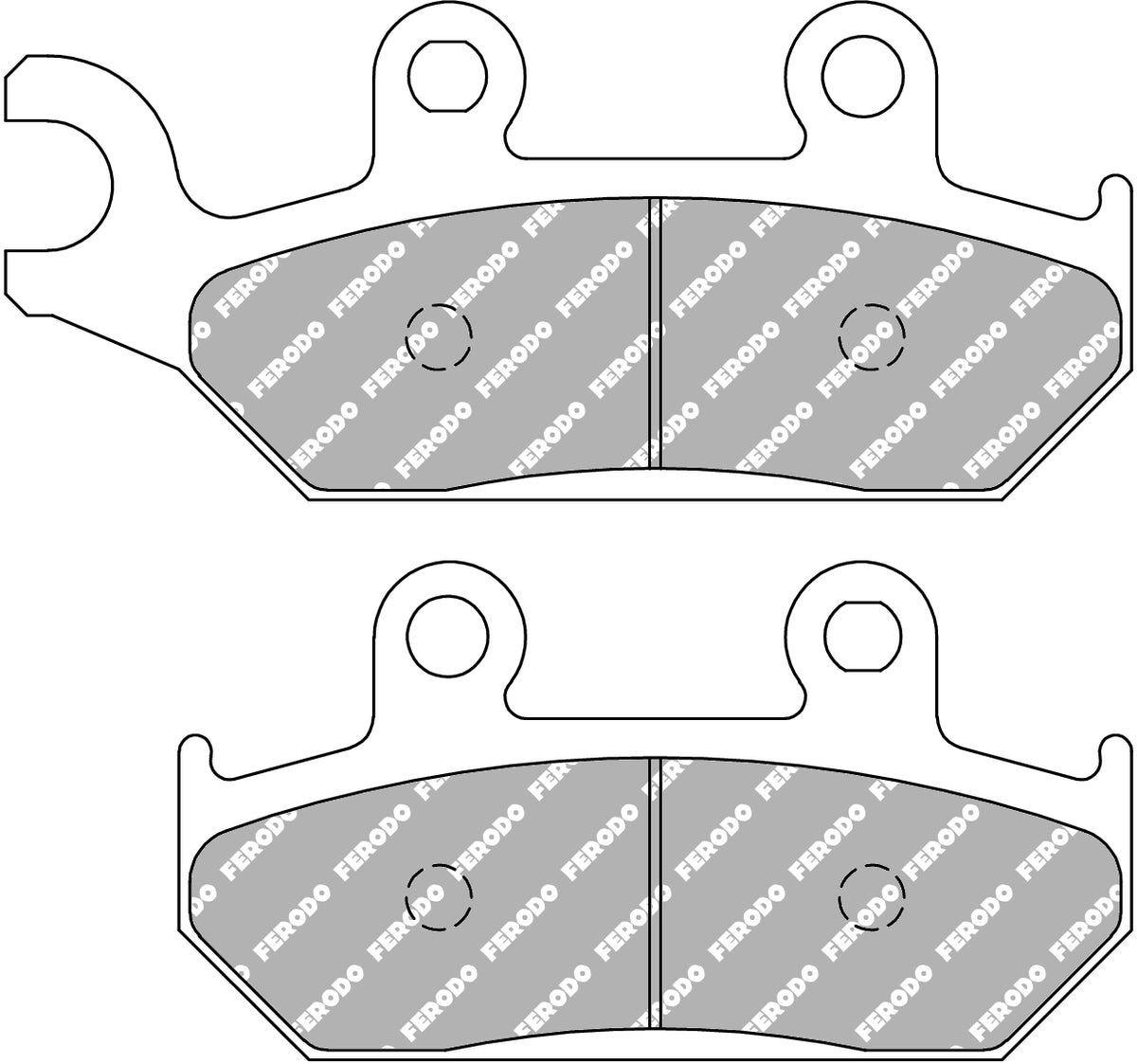 Plaquette de frein Semi-Métal Platinum Route/Off Road - R90
