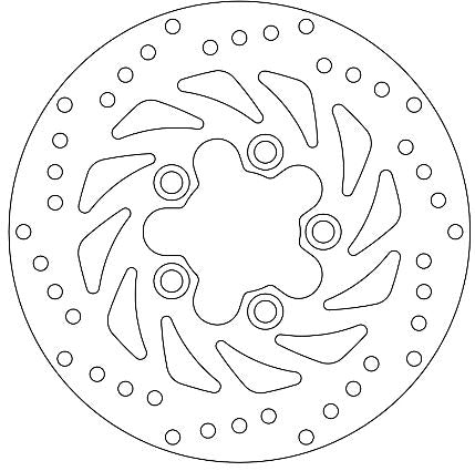 Disque de Frein Fixe KYMCO - Homologué TÜV