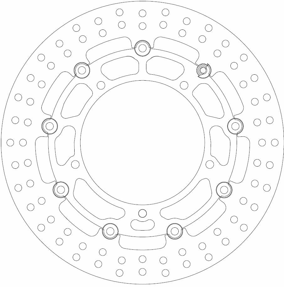 Disque de Frein Flottant YAMAHA - Homologué TÜV