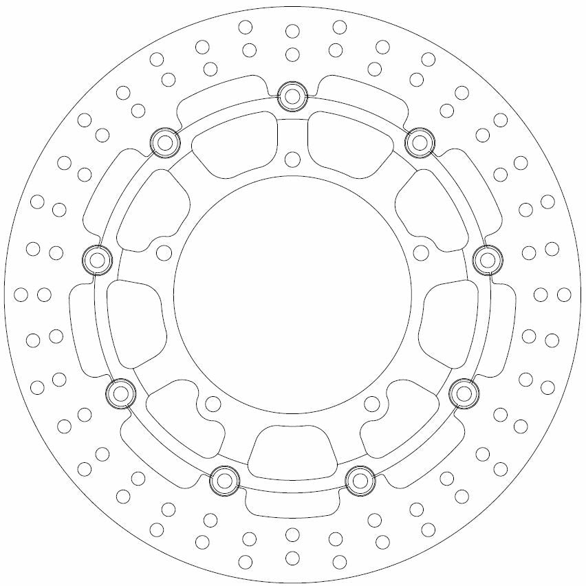 Disque de Frein Flottant YAMAHA - Homologué TÜV