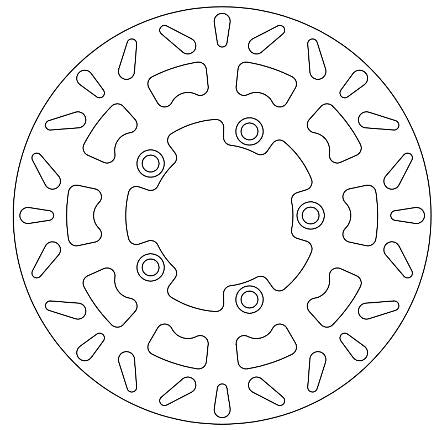 Disque de Frein Fixe KYMCO - Homologué TÜV