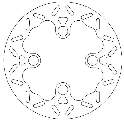 Disque de frein fixe