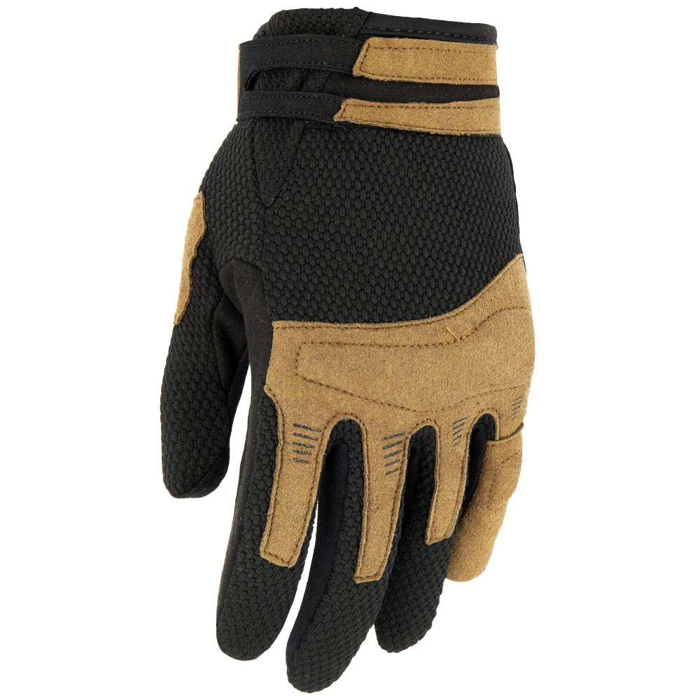 S-Line - Gants AIR FRESH HOMOLOGUE PERMIS - Noir / Marron - Taille XS
