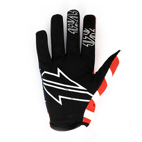Gants Cross GAN095 2XL - Bleu Rouge Blanc - Homologué CE KP1 