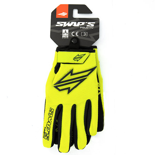 Gants Cross GAN095 3XL - Jaune Fluo - Homologué CE KP1 