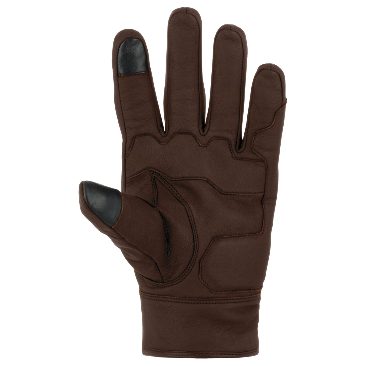 Gants Eté STRADA - Perforés en Cuir - Homologués CE - Marron XXXL