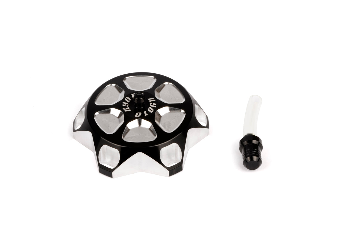 Bouchon de réservoir Yamaha YZ 85-250/ WR 250-450 anodisé Noir