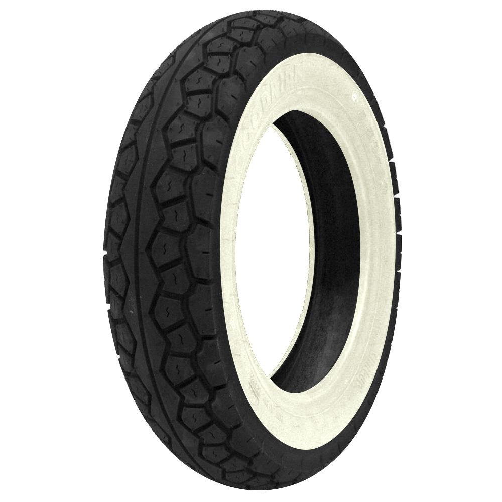 Pneu 3.5-10 51J TL Flanc Blanc - Vintage H692