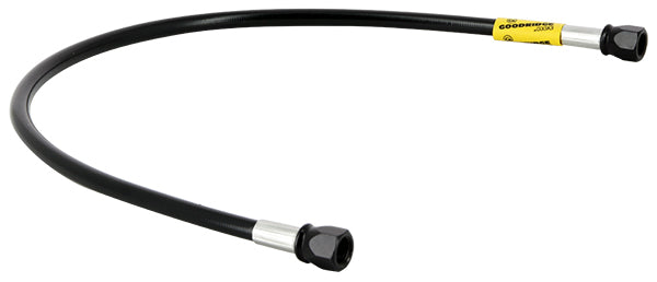 Durite 650mm - Raccords Pré Sertis Gaine Noire Raccords Noirs